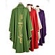 Liturgical vestment with gold ear of wheat, various colors s2