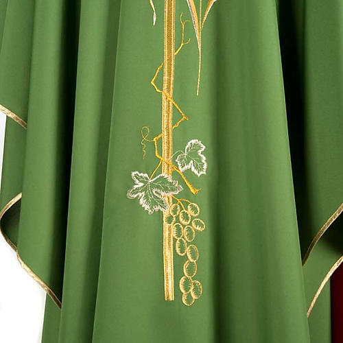 Monastic Chasuble with gold ear of wheat pattern 4