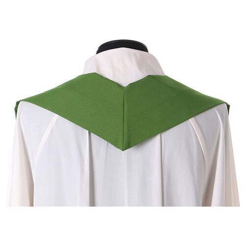 Liturgical vestment with IHS symbol embroidered 11