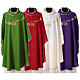 Liturgical vestment with IHS symbol embroidered s1