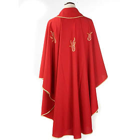 Chasuble with Holy Spirit and flames