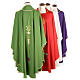 Latin Chasuble with IHS symbol, ears of wheat, chalice s2