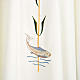 Gothic Chasuble with IHS symbol, ears of wheat and fish s6