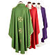 Gothic Chasuble with three crosses and glass pearl s2