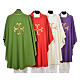 Chasuble with cross and glass pearl s2