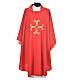 Chasuble with cross and glass pearl s5