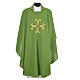 Chasuble with cross and glass pearl s6