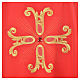 Chasuble with cross and glass pearl s7