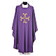 Catholic Chasuble with cross and glass pearl s3