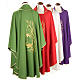 Monastic Chasuble with gold lamp and ears of wheat s2