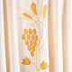 Liturgical Chasuble with gold grapes and ears of wheat s4