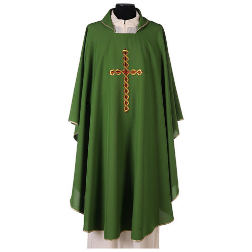 Catholic Chasuble with Spiral Cross 3