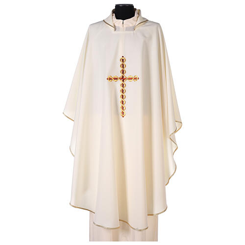 Catholic Chasuble with Spiral Cross 5