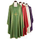 Chasuble in lurex with stylized cross s1