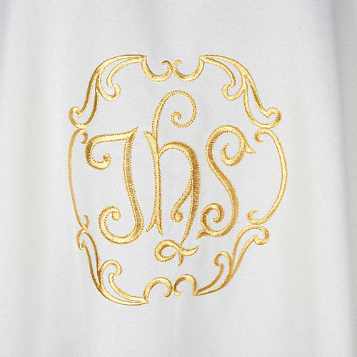 Liturgical vestment in polyester with IHS symbol 2
