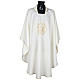 Liturgical vestment in polyester with IHS symbol s1
