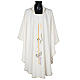 Liturgical vestment in polyester with grapes and long cross s1