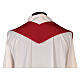 Liturgical vestment in polyester with stylized double cross s9
