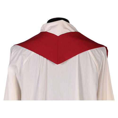 Liturgical Chasuble in polyester with stylized double cross 9