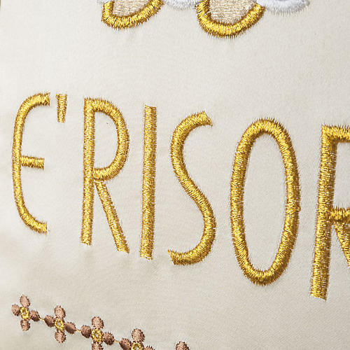 White chasuble with the angel of the resurrection 3