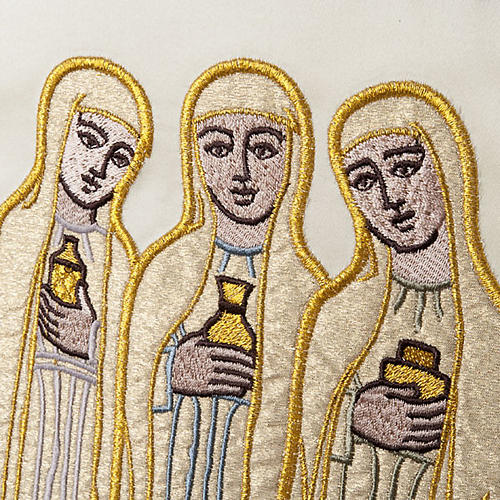 White chasuble with the angel of the resurrection 7