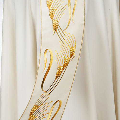 Chasuble avec bande appliquée épis 4