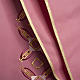 Casula religiosa con stola rosso e rosa lana s4