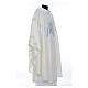 Chasuble in polyester with Marian symbol embroidery s4