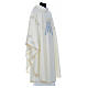 Chasuble in polyester with Marian symbol embroidery s8