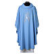 Chasuble in polyester with Marian symbol embroidery s1