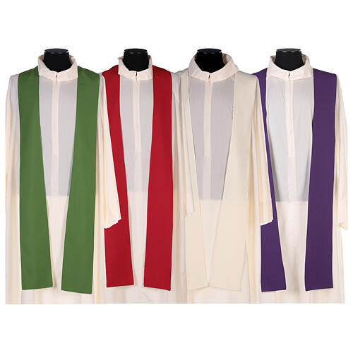 Chasuble in polyester with JHS and cross symbol 8