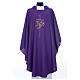 Chasuble in polyester with JHS and cross symbol s6
