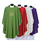 JHS Chasuble with Gold Cross in polyester s8