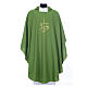 JHS Chasuble with Gold Cross in polyester s10