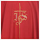 JHS Chasuble with Gold Cross in polyester s12