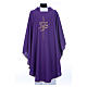 JHS Chasuble with Gold Cross in polyester s14