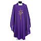 JHS Chasuble with Gold Cross in polyester s15