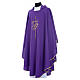 JHS Chasuble with Gold Cross in polyester s2