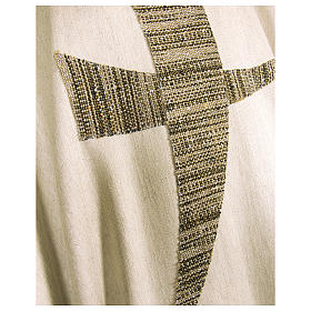 Chasuble St. Francis model with tau symbol in cotton