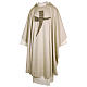 Chasuble St. Francis model with tau symbol in cotton s1