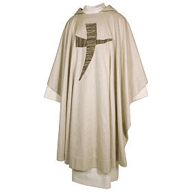 Chasuble franciscaine croix en tau stylisée 100% coton