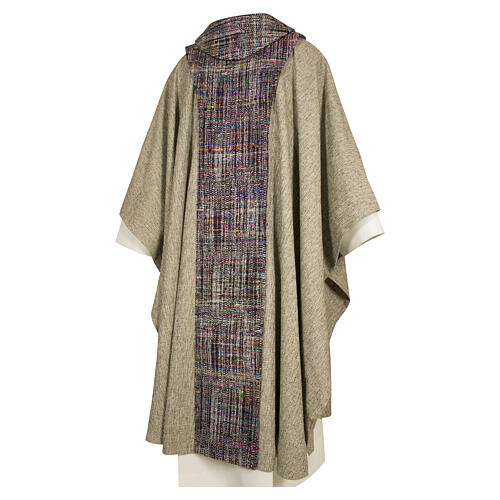 Casulla Franciscana algodón y seda 7