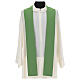 Monastic Chasuble in polyester with Chi-Rho and ears of wheat s5