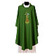 Chasuble in polyester with Cross & Flames s3