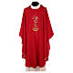 Chasuble in polyester with Cross & Flames s4