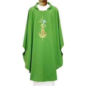 Casule: Casula 100% poliestere croce fiamma Casule: Casula 100% poliestere croce fiamma