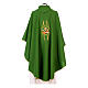 Franciscan chasuble in polyester with Jesus and St.Francis hands s7