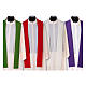 Franciscan chasuble in polyester with Jesus and St.Francis hands s15
