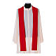 Franciscan Catholic Chasuble in polyester with Jesus and St.Francis hands s12