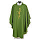Chasuble in polyester with Chi Rho and Loaves and Bread s9
